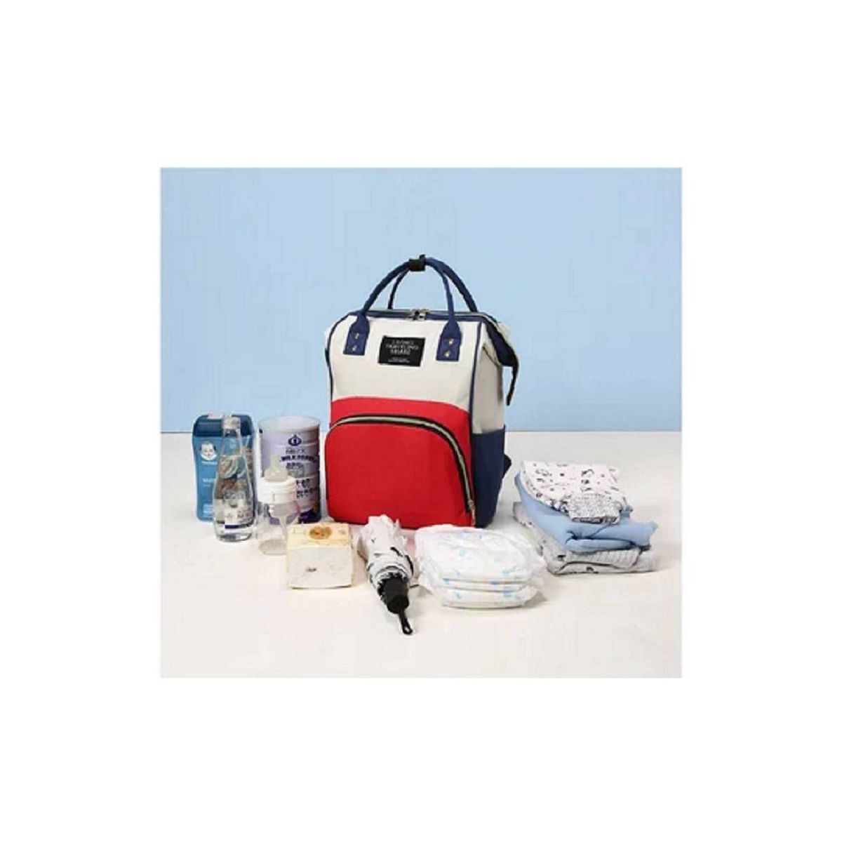 GENERICO - Practica Multifuncional Pañalera Mochila Maternidad Impermeable