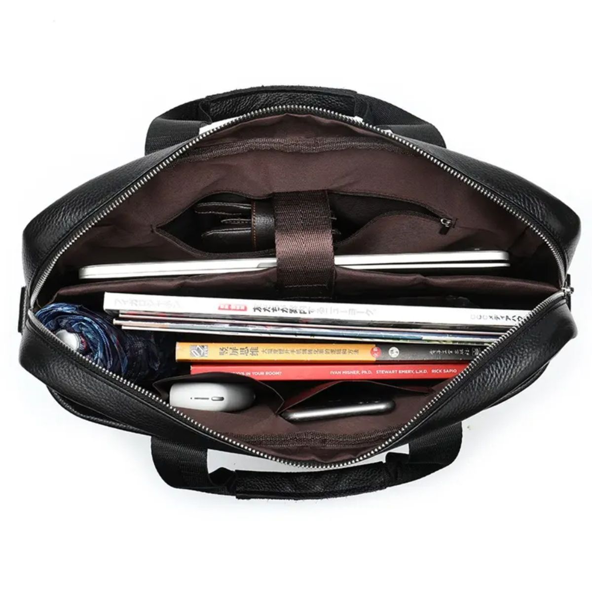 ARMUZ - MALETÍN DE CUERO ODISEO 1115 PARA LAPTOP 14"