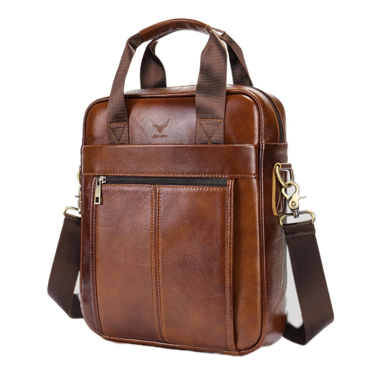ARMUZ - MORRAL DE CUERO VACUNO 8577 (LAPTOP 13" - A4)