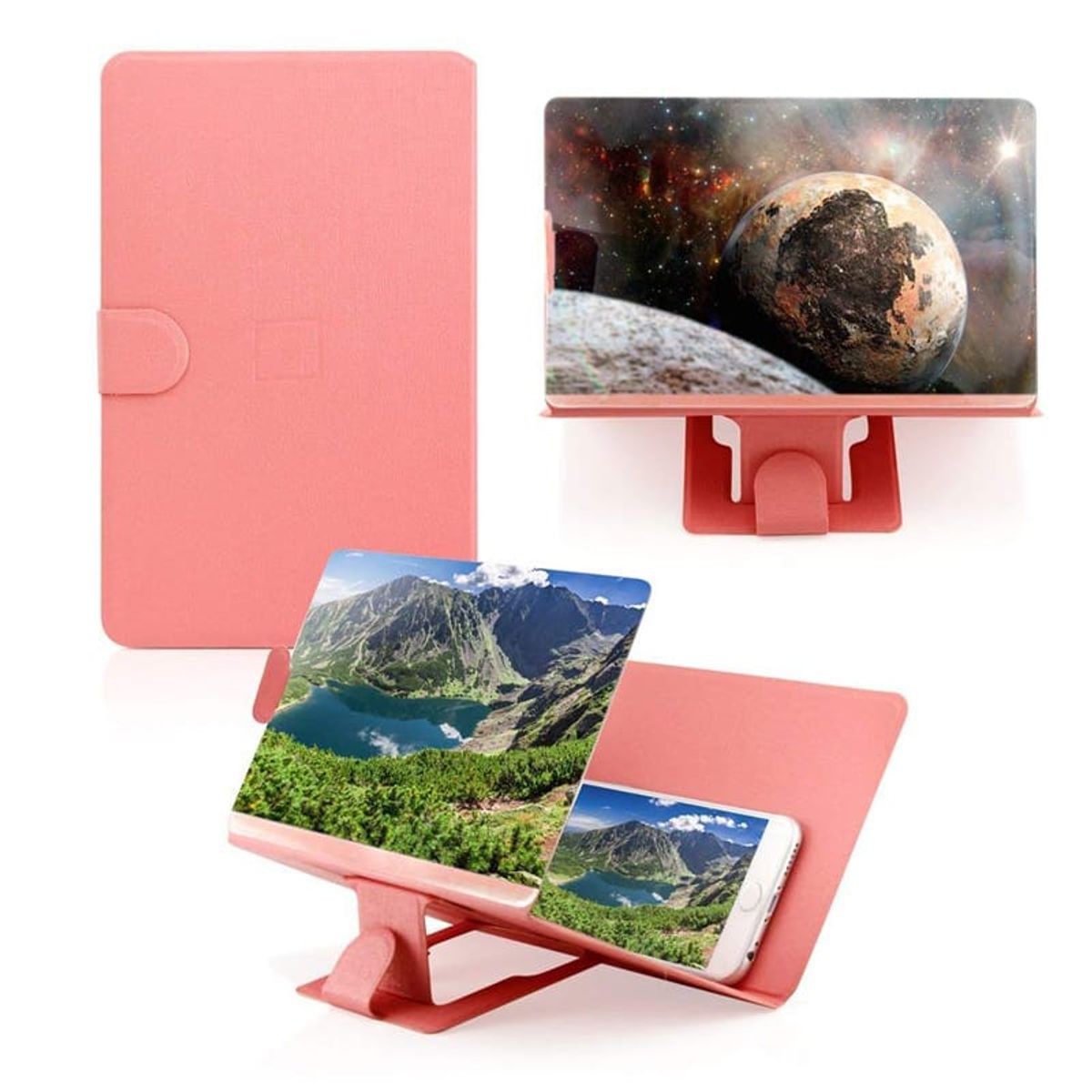 GENERICO - Amplificador de Pantalla 3D para Teléfono Móvil Lupa Plegable