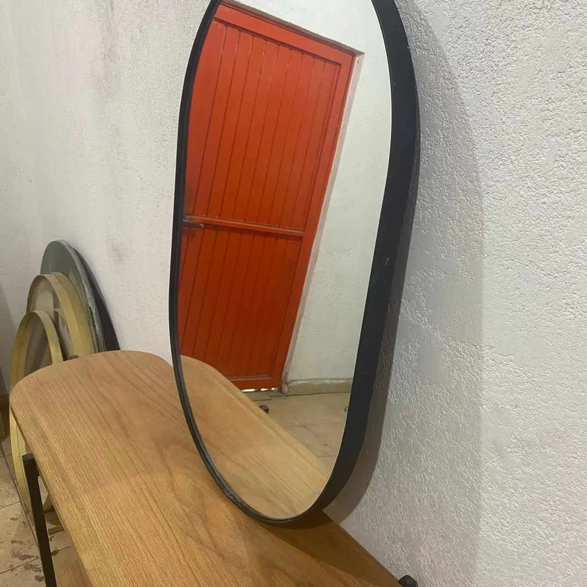 GENERICO - Espejo ovalado 40x75 cm