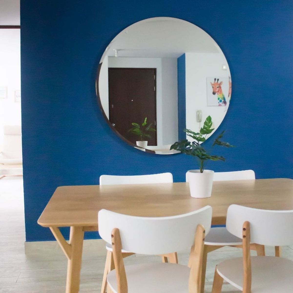 GENERICO - Espejo circular biselado 80 cm