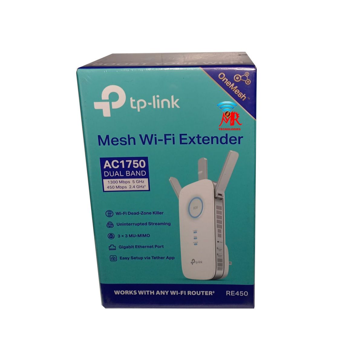 TP LINK - RE450 Extensor de Rango Wi-Fi AC1750 OneMesh