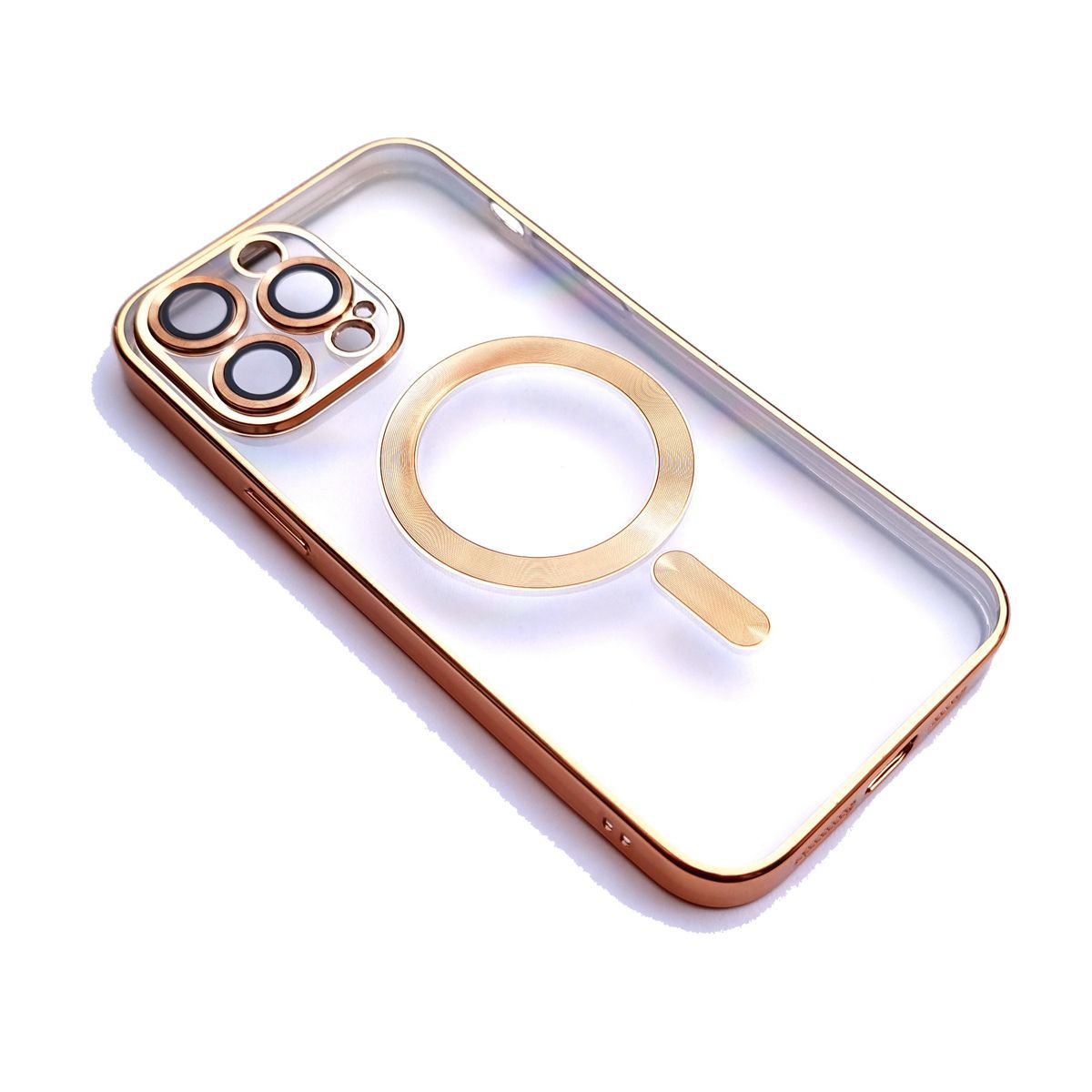 GENERICO - Case Magsafe para iPhone 14 PLUS Dorado