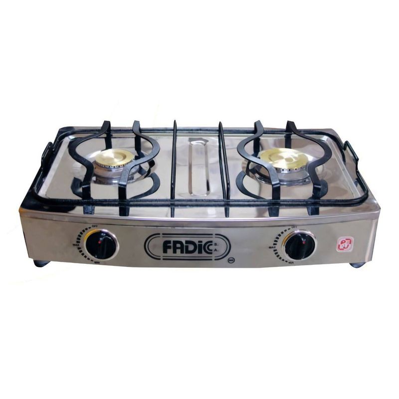 FADIC - Cocina de Mesa Fadic Clásico 2 Hornillas Acero