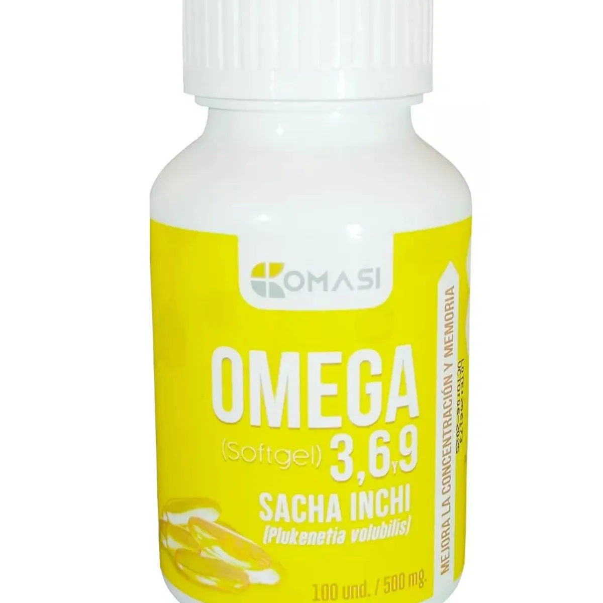GENERICO - Omega 3 6 9 de 500mg 100 CÁPSULAS COMASI - EL MAS COMPLETO