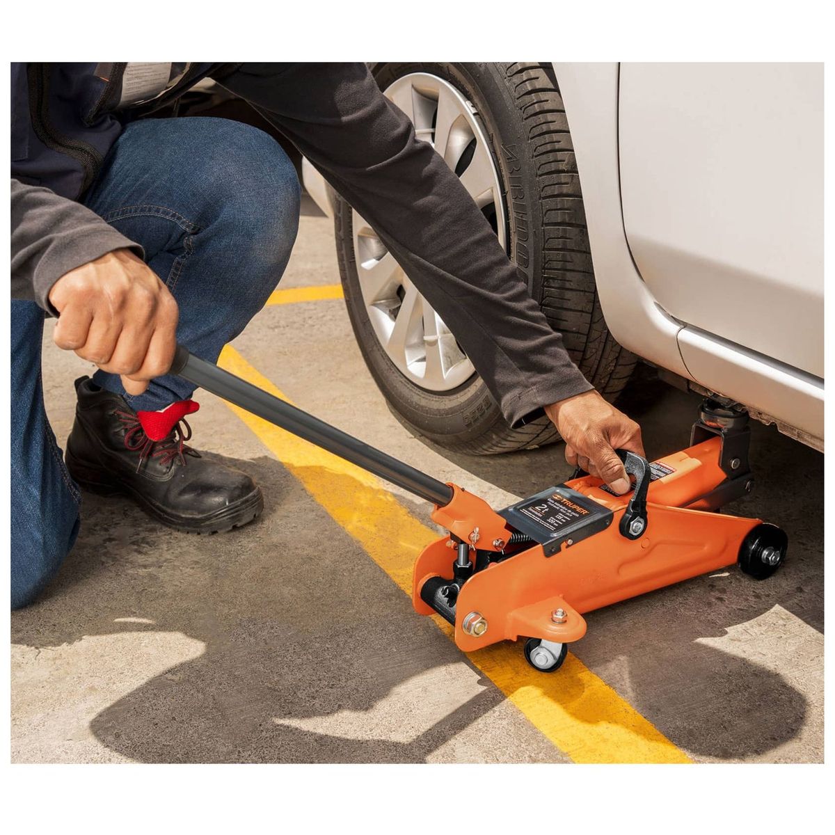 TRUPER - Combo gata lagarto caimán caballete y caja de herramientas