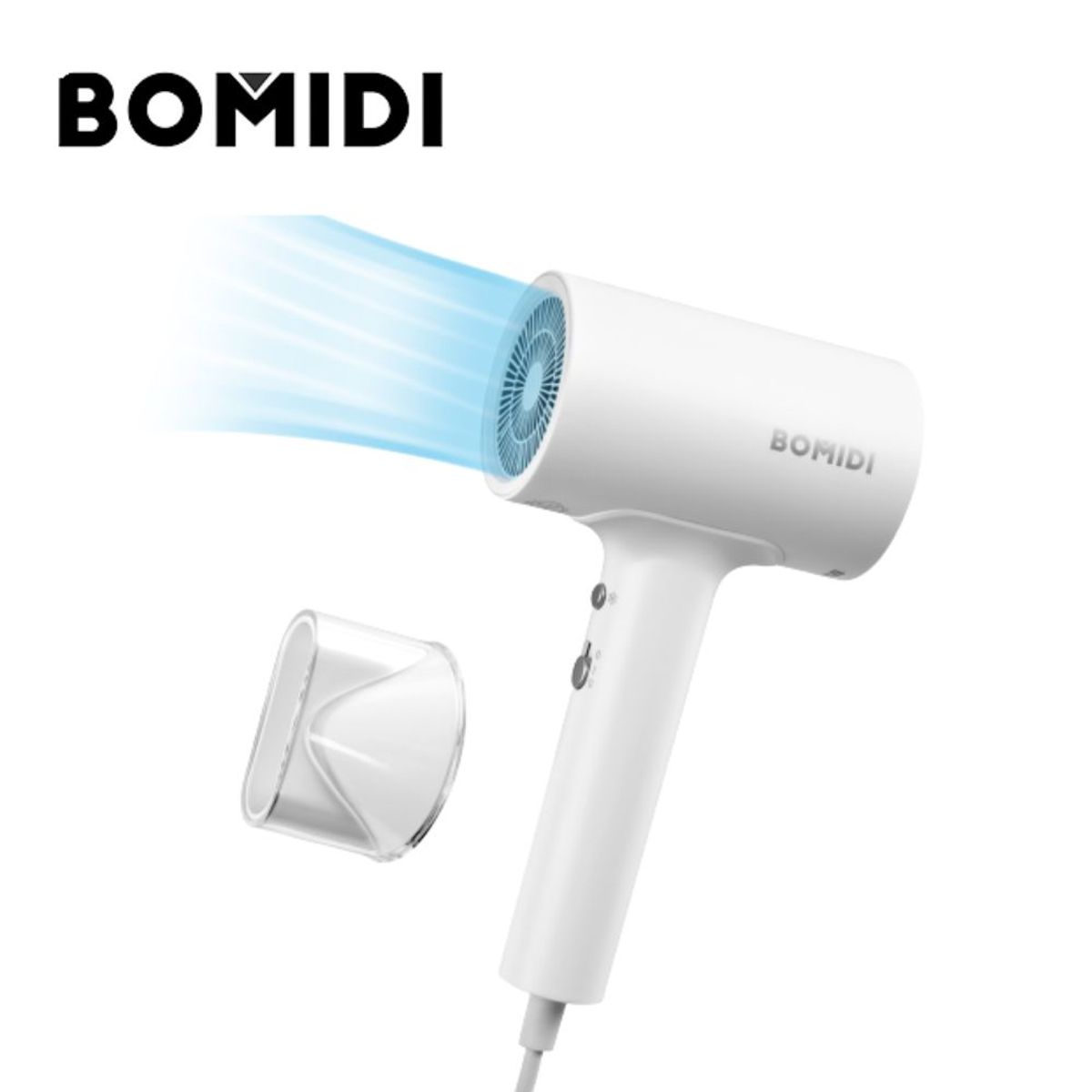 BOMIDI - Secador de Cabello 1600 W Bomidi HD1, Blanco