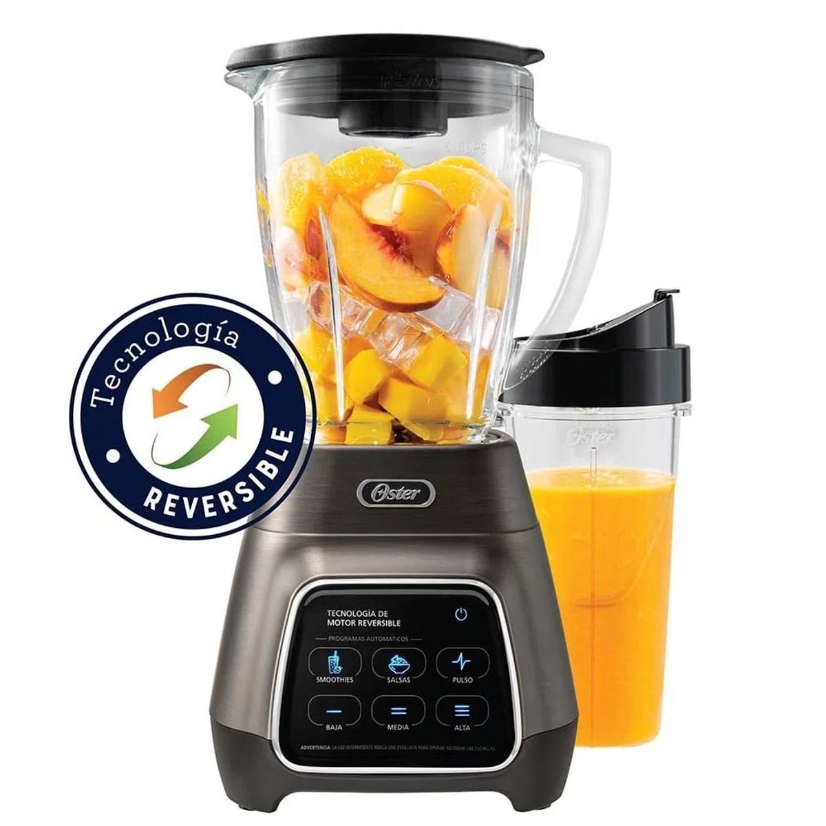 OSTER - Licuadora Reversible  Vaso OSTER BLSTPYG1312XBG-GRIS