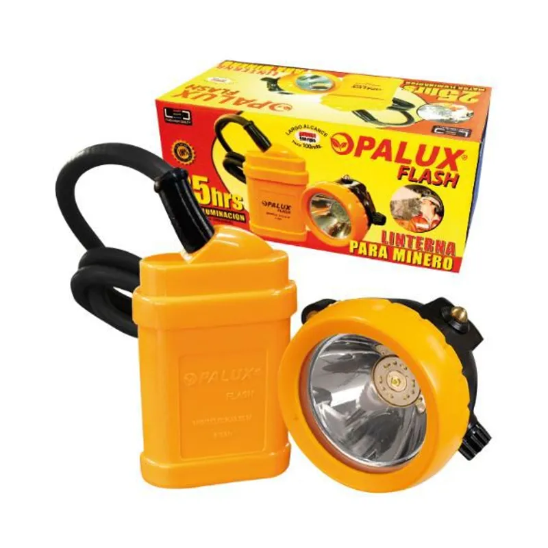 OPALUX - Linterna para Minero Portátil Recargable LED KJ35LM OPALUX