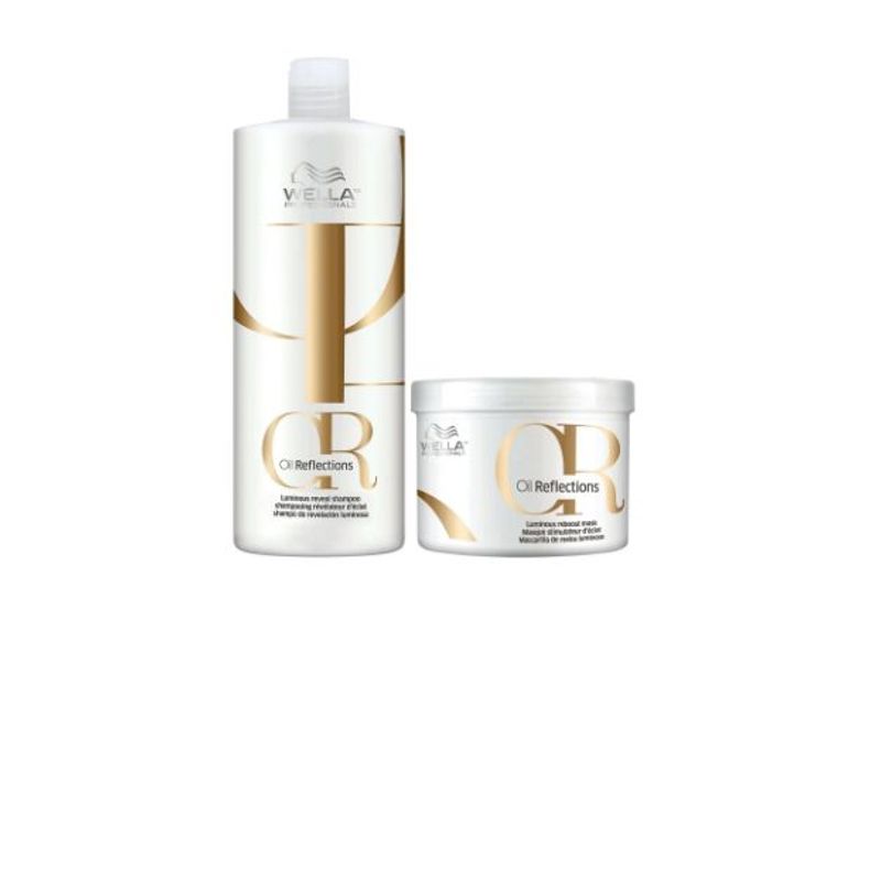 WELLA - WELLA OIL REFLECTIONS – Dúo Shampoo 1L + Mask 500 ml