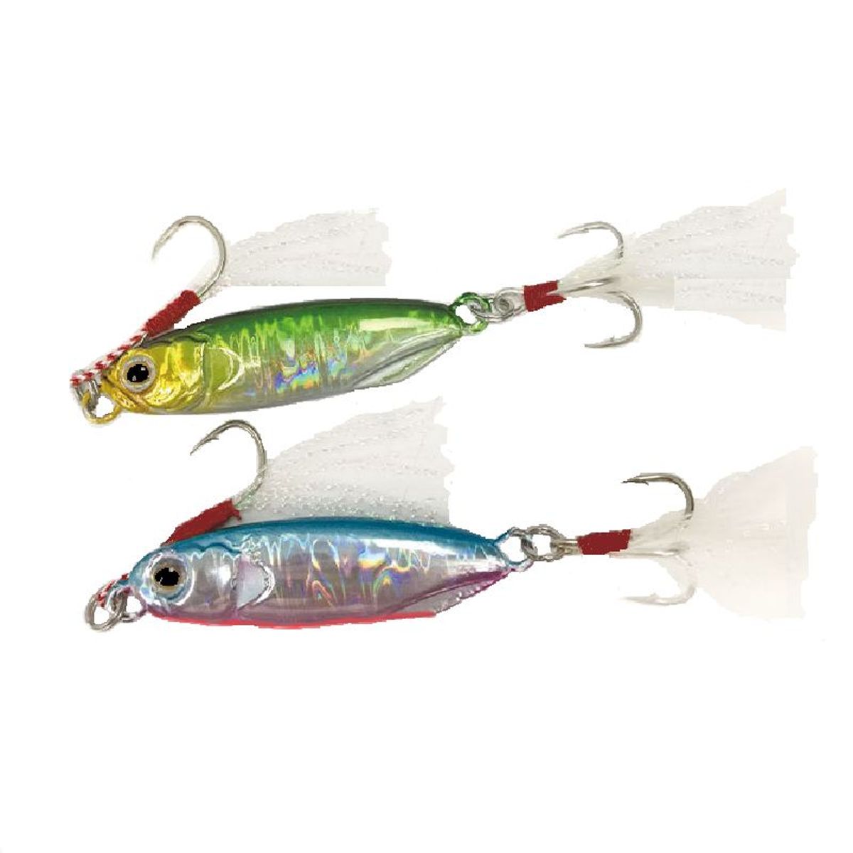 GENERICO - PACK SEÑUELOS 2 JIG DE 40 G.