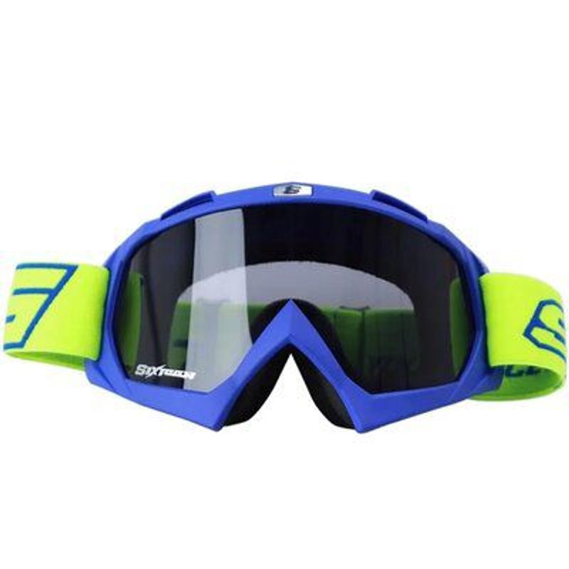SHAFT - GAFAS CROSS SH-16 EVO AZULAMA VISOR HUM