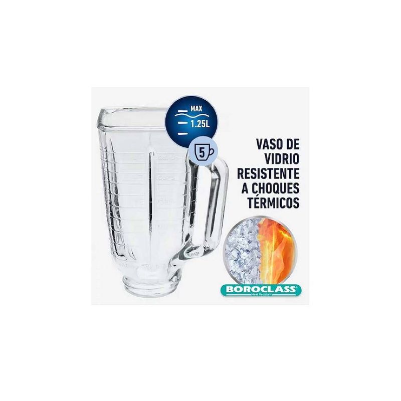 OSTER - Vaso De Vidrio Oster BLSTAJ-GTS-011 125L