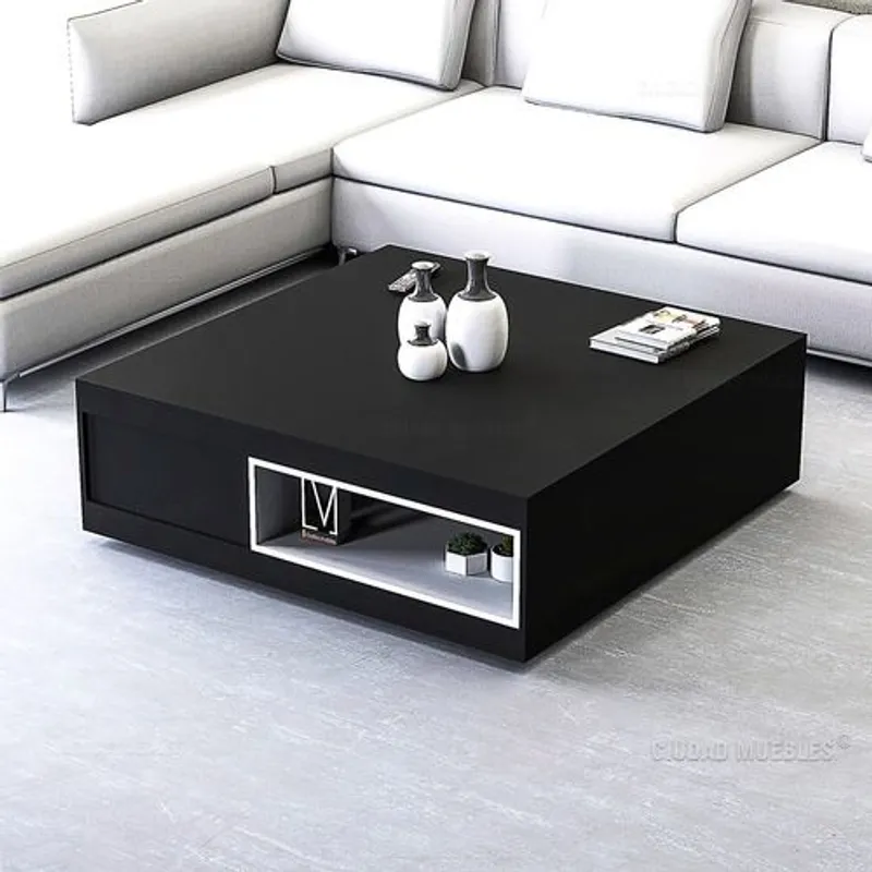 AMUEBLE - Mesa de centro  * TILDA *  WUENGE  MELAMINA 18MM  AMUEBLE