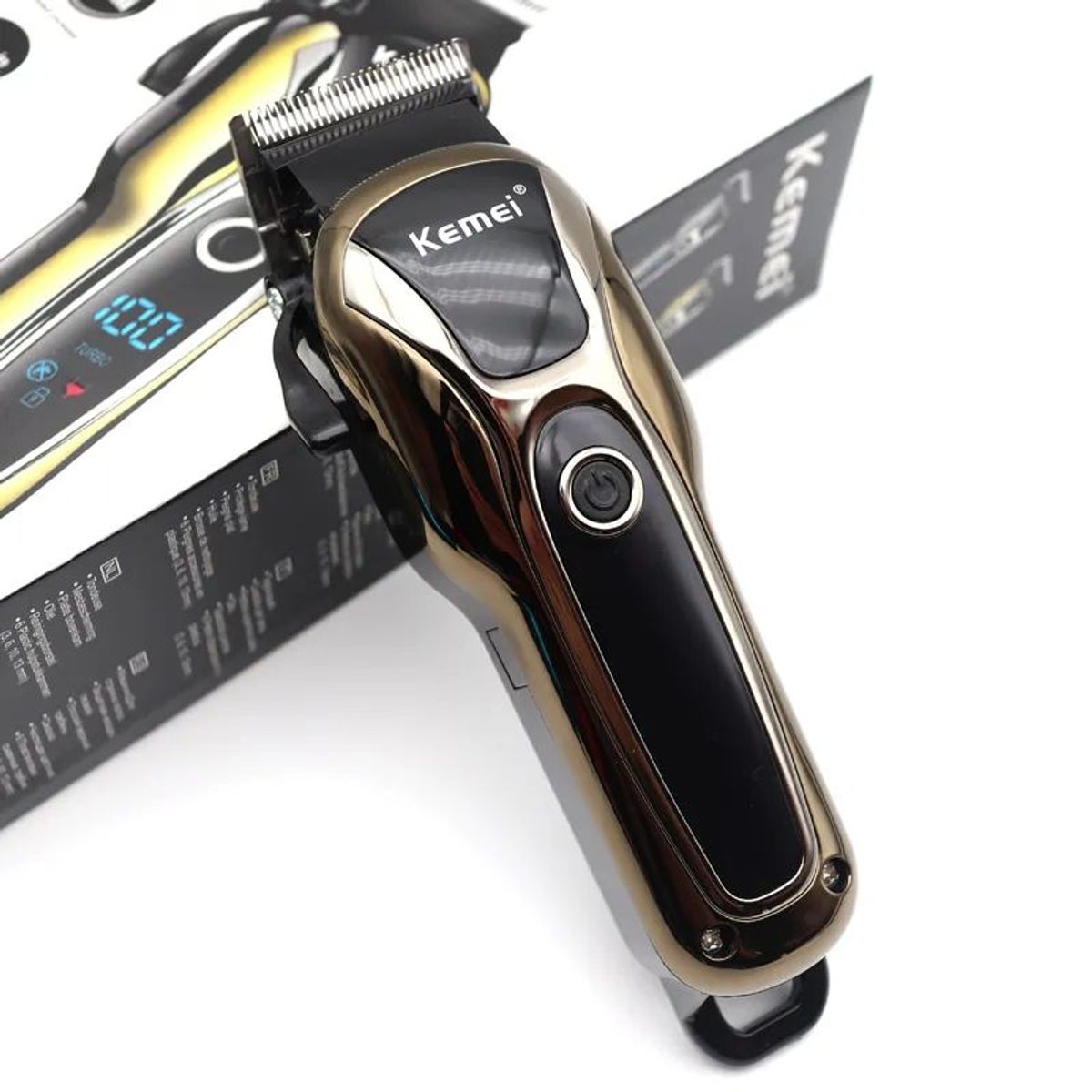 KEMEI - Cortadora de cabello Kemei km-1990 con accesorios adicionales