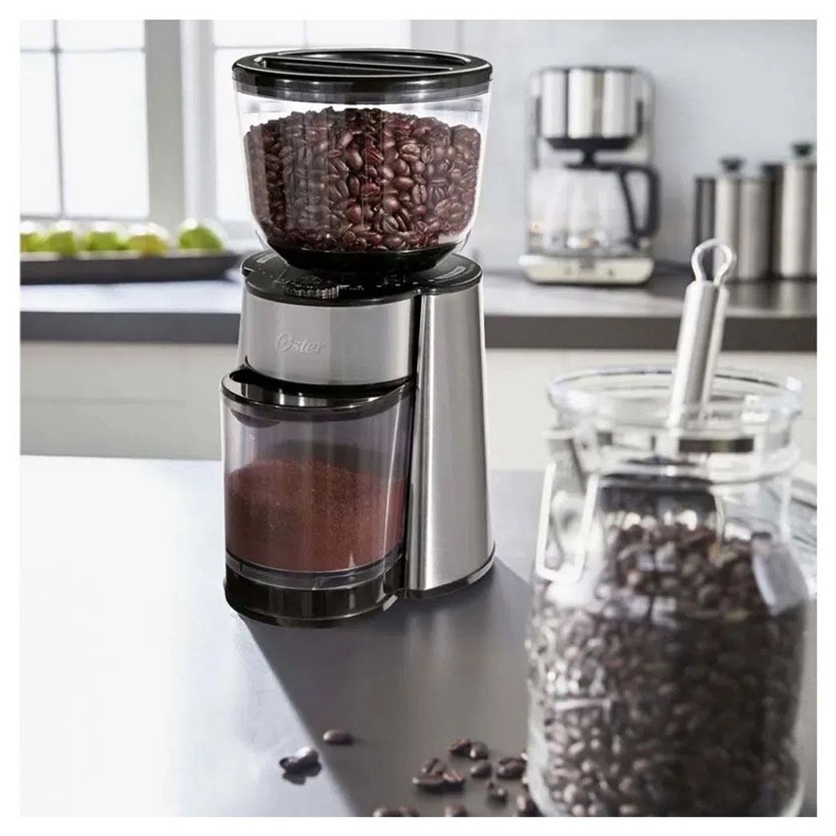 OSTER - Combo Cafetera Automática Oster BVSTEM6603R  Molinillo BVSTBMH23