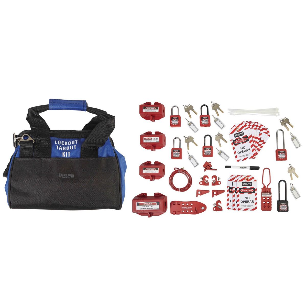STEELPRO - KIT PERSONAL CONTRATISTA  (LOCK OUT - TAG OUT)