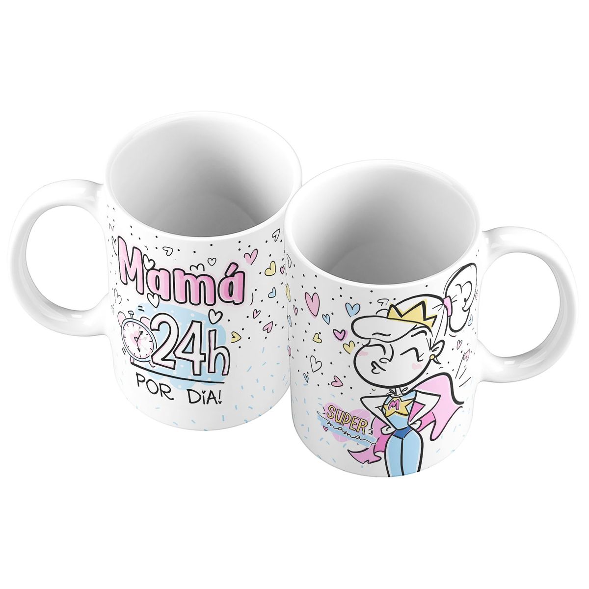 GENERICO - Taza Mug 11oz Mamá 24h por dia