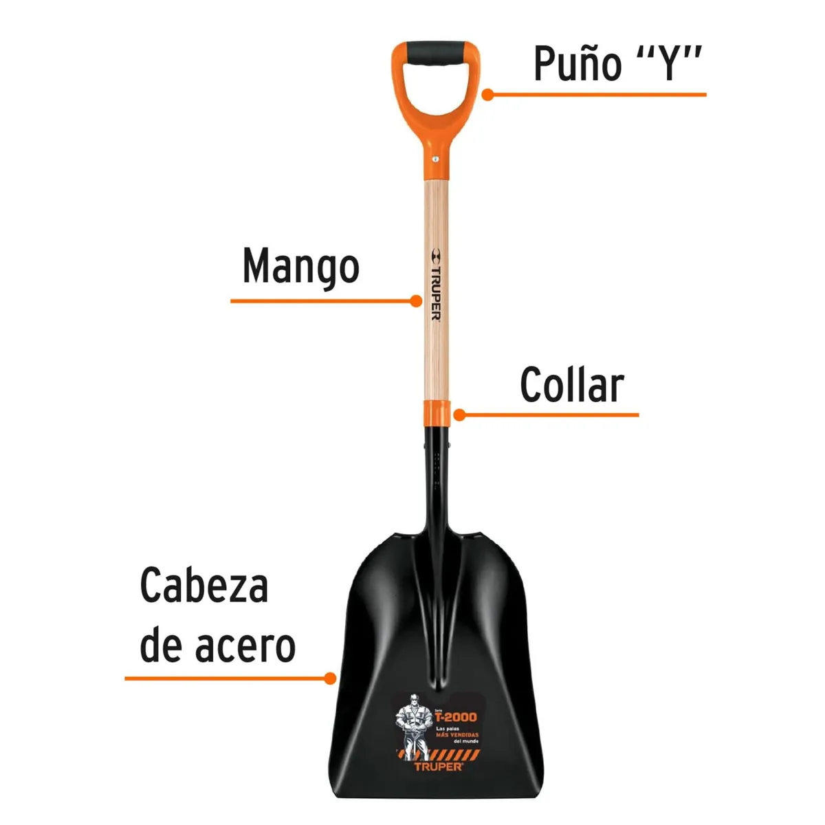 TRUPER - Pala carbonera  Truper