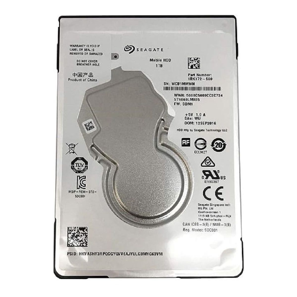 SEAGATE - Disco duro HDD Seagate 1TB para laptop  REACONDICIONADO
