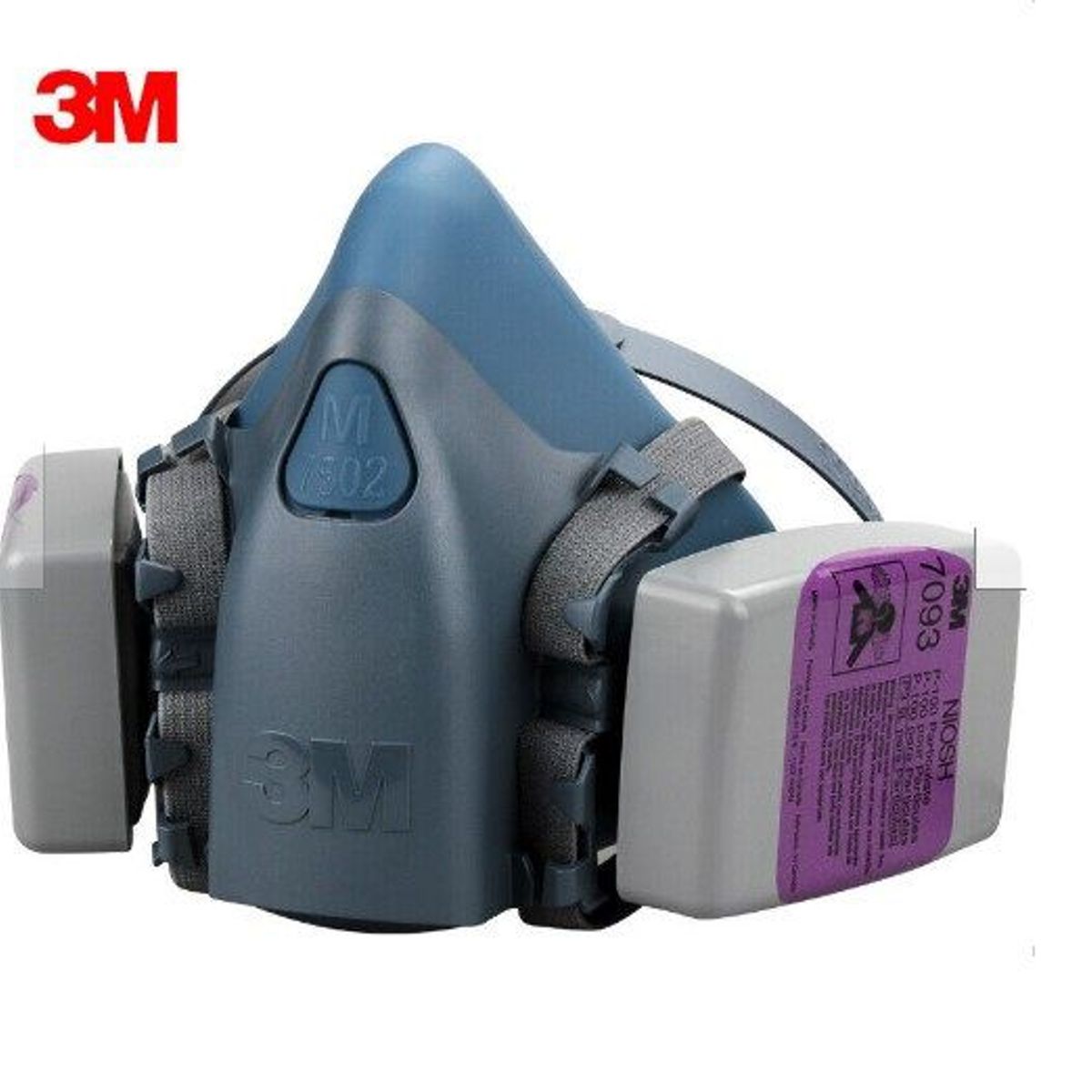 3M - RESPIRADOR 7502 CON FILTROS 7093  MARCA 3M TALLA M