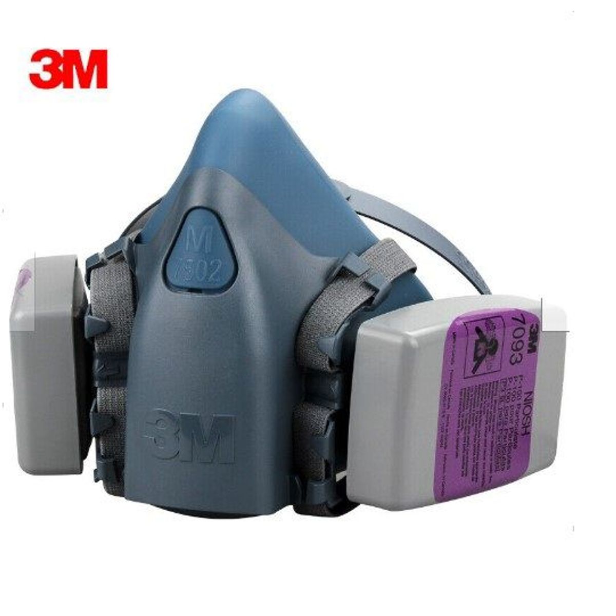 3M - RESPIRADOR 7502 CON FILTROS 7093  MARCA 3M TALLA M