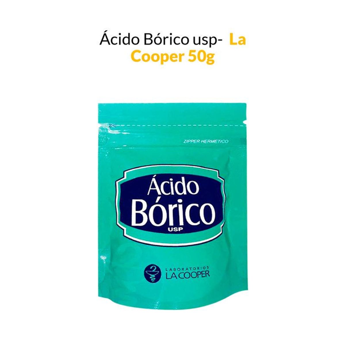 GENERICO - Ácido Bórico usp - La Cooper x 50g