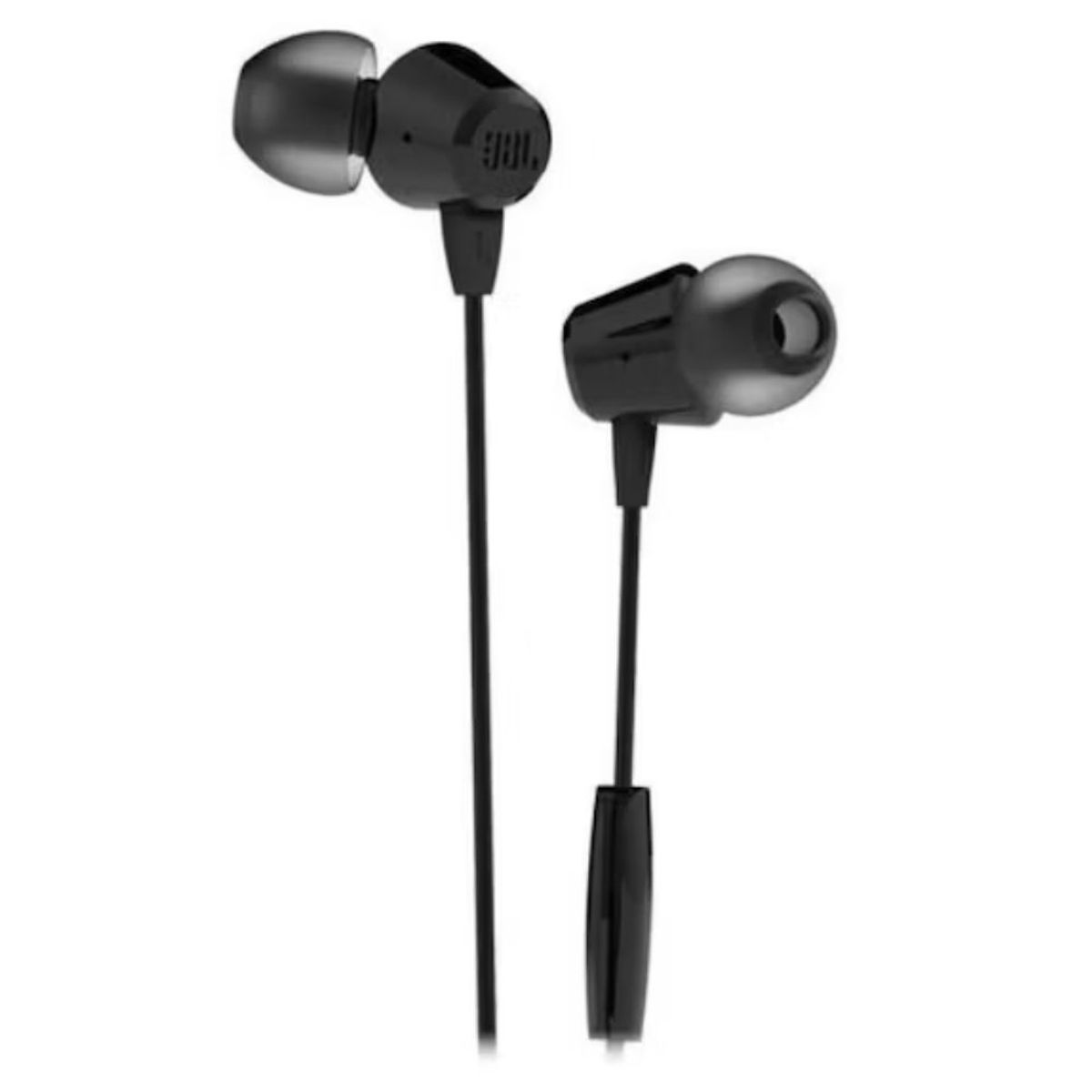 JBL - JBL C50HI Audífonos con Micrófono In-Ear Control de Música - Negro