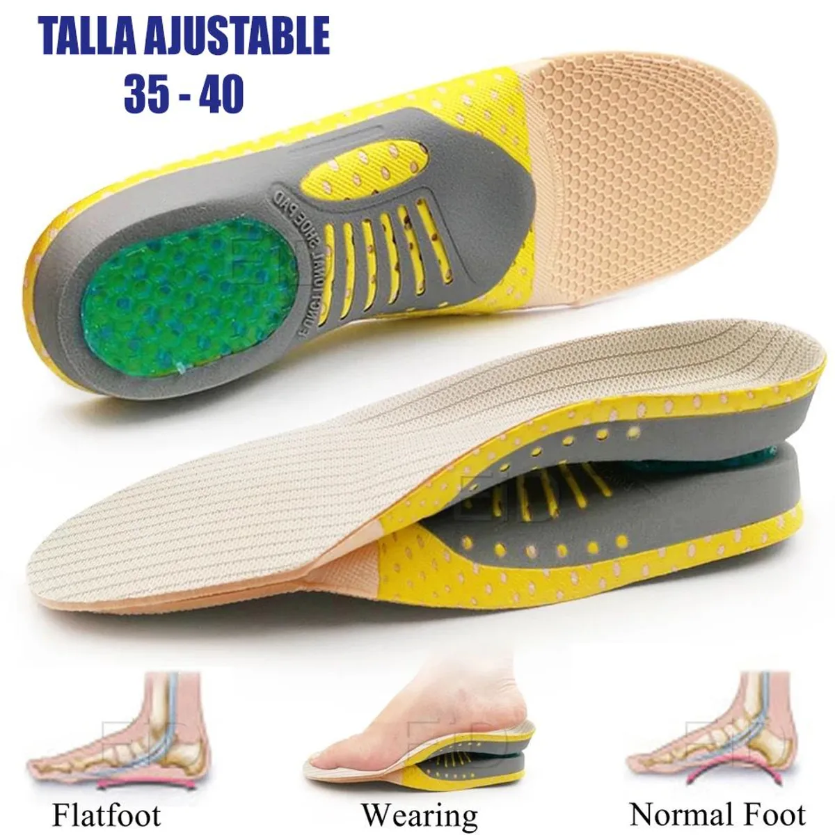 GENERICO - Plantillas ortopedicas uso todo tipo de deportes