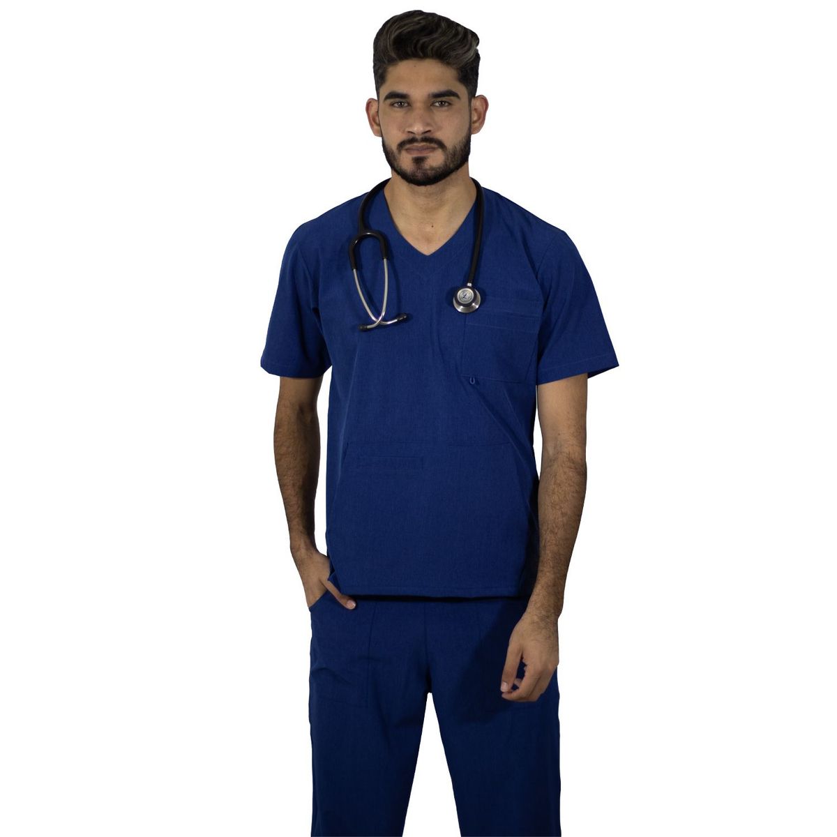 TWELVE - Twelve - conjunto scrubJohns - azul acero jaspeado