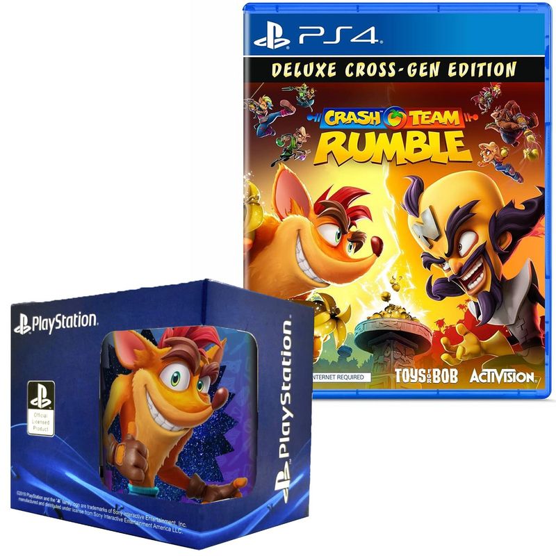 SONY - Crash Team Rumble Deluxe Playstation 4 + Taza