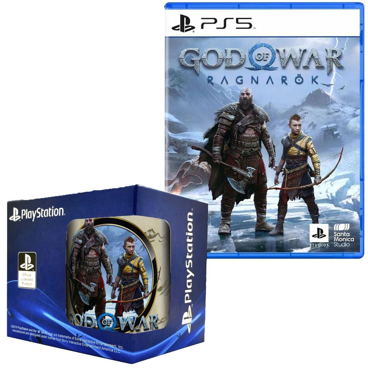 SONY - God Of War Ragnarok Playstation 5 + Taza