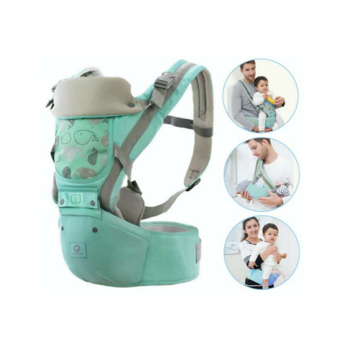 GENERICO - Canguro Para Bebé Ergonómico Ballena 3 en 1 V A