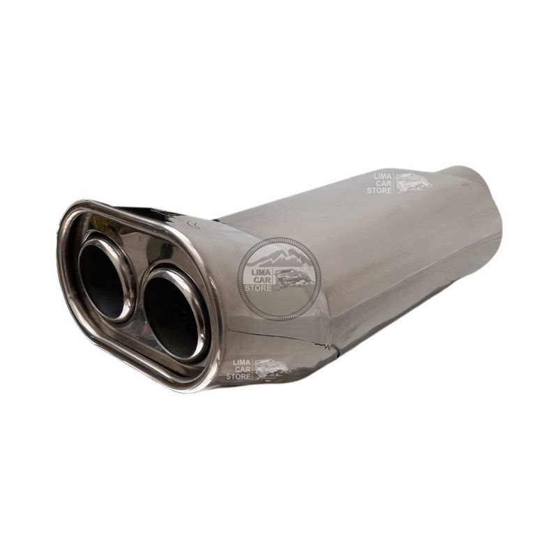 GENERICO - Resonador Six Doble Acero Inoxidable Talla Xs