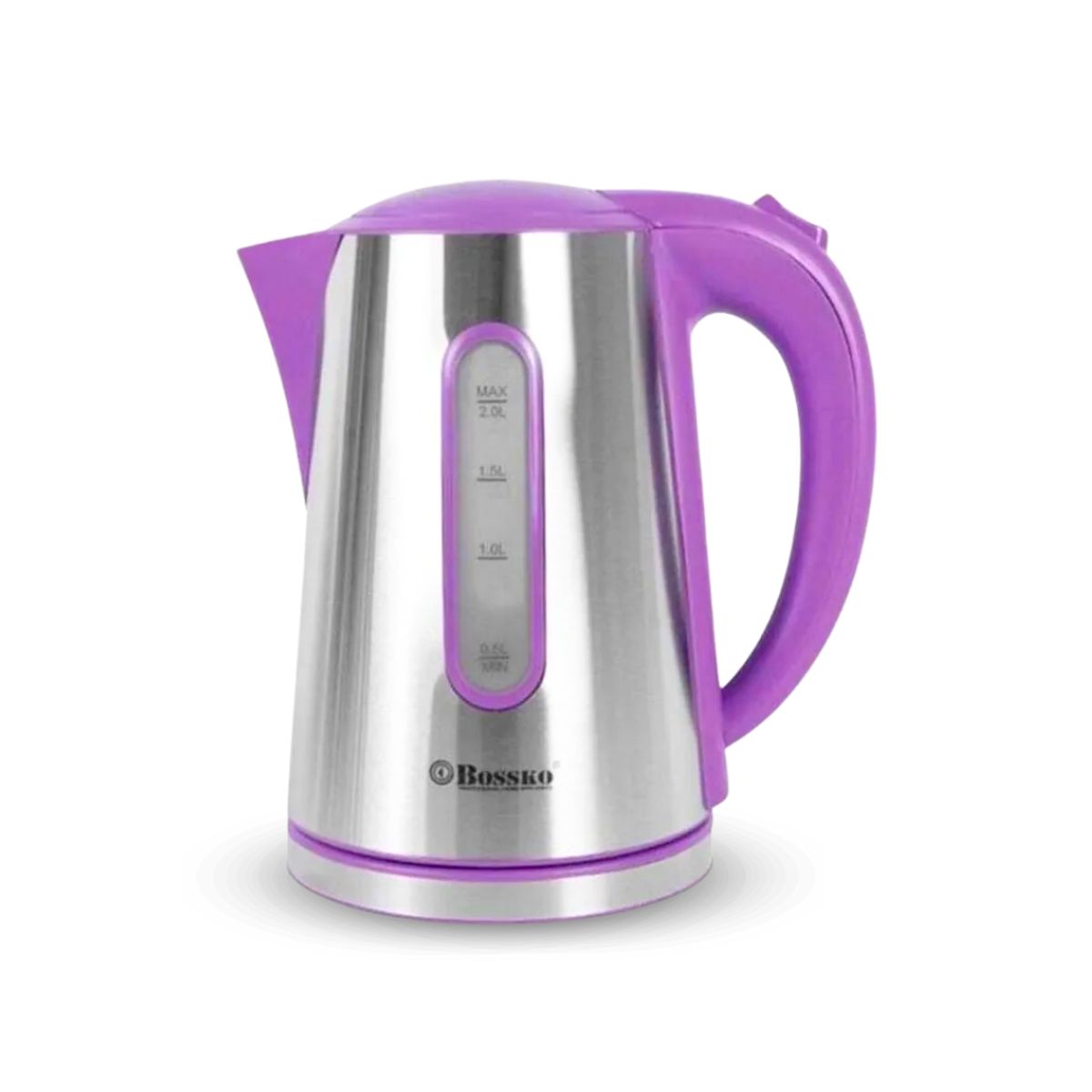 BOSSKO - Hervidor Eléctrico BOSSKO de 2 Litros Morado BK-208H
