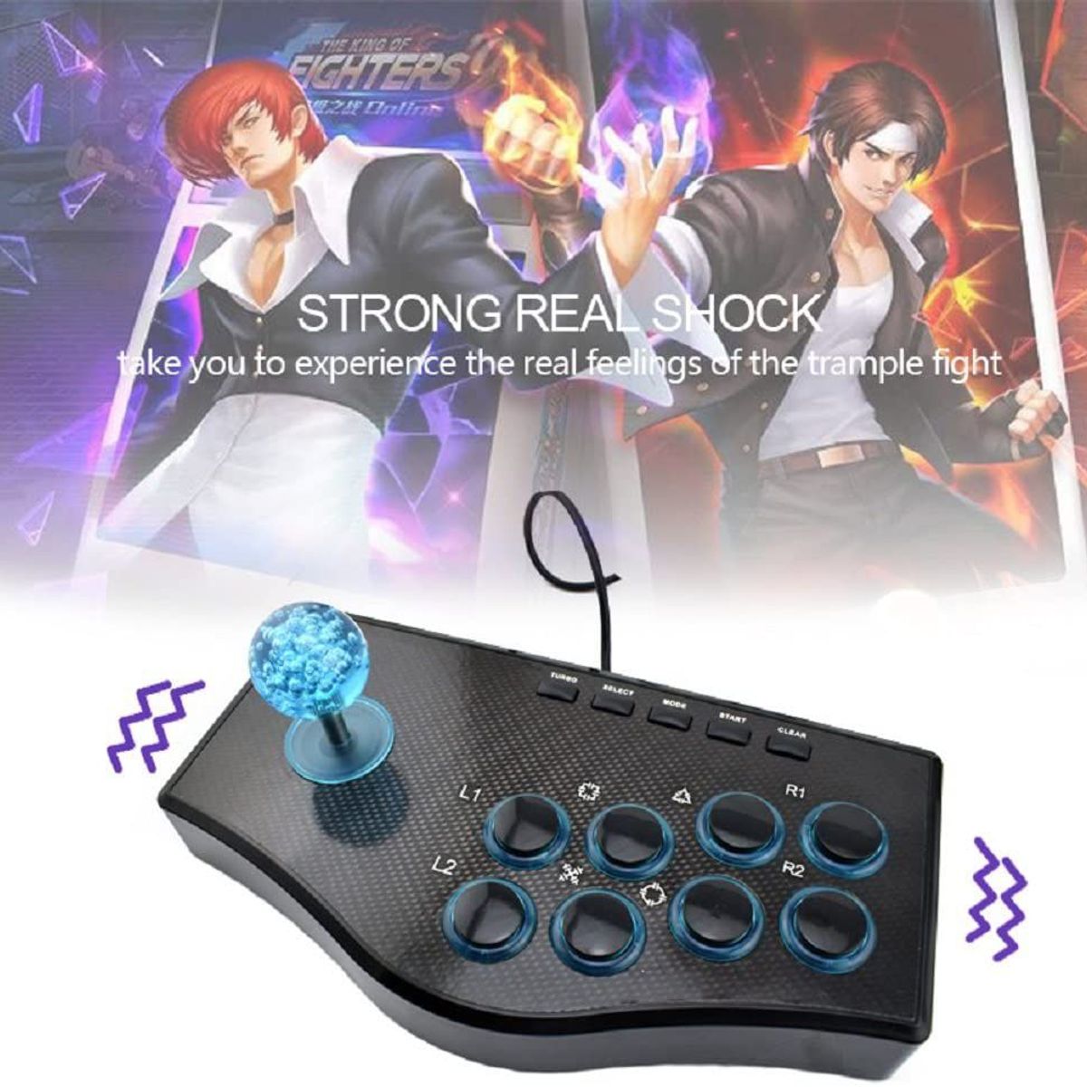 OEM - Controlador Joystick Arcade NJP 308 Compatible con PC PS2 PS3 Android