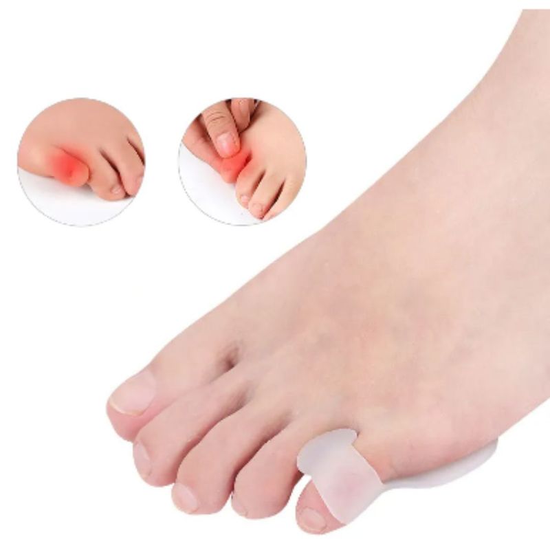 GENERICO - Almohadilla de gel para dedo pequeño corrector protector