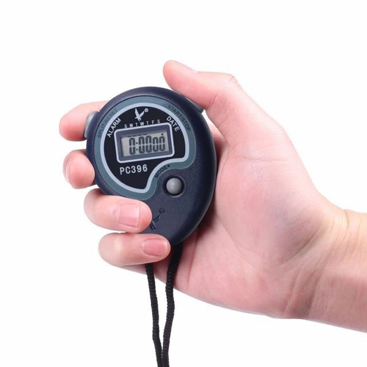 GENERICO - CRONÓMETRO DEPORTIVO DE 5 DÍGITOS DIGITAL 2 TIEMPOS