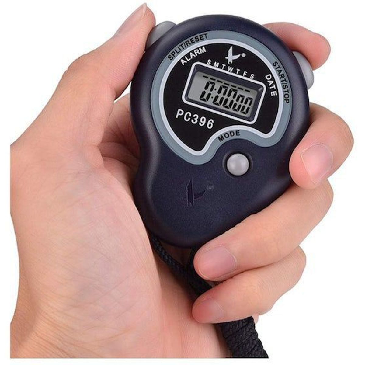 GENERICO - CRONÓMETRO DEPORTIVO DE 5 DÍGITOS DIGITAL 2 TIEMPOS