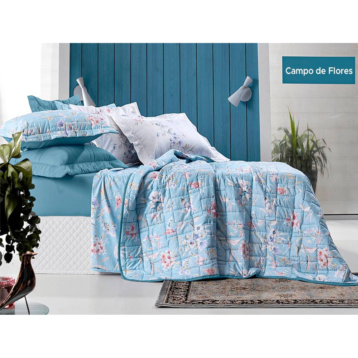 ALTENBURG - Cubrecama + Sábanas  100% Algodón Pima 200 Hilos Queen - CAMPO