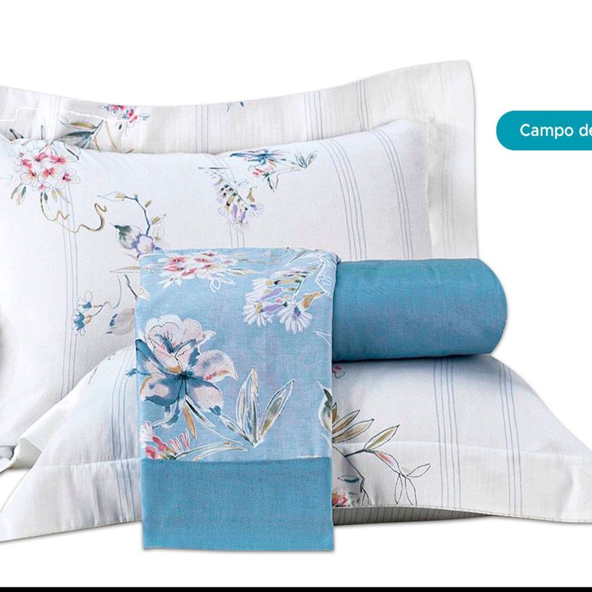 ALTENBURG - Cubrecama + Sábanas  100% Algodón Pima 200 Hilos Queen - CAMPO