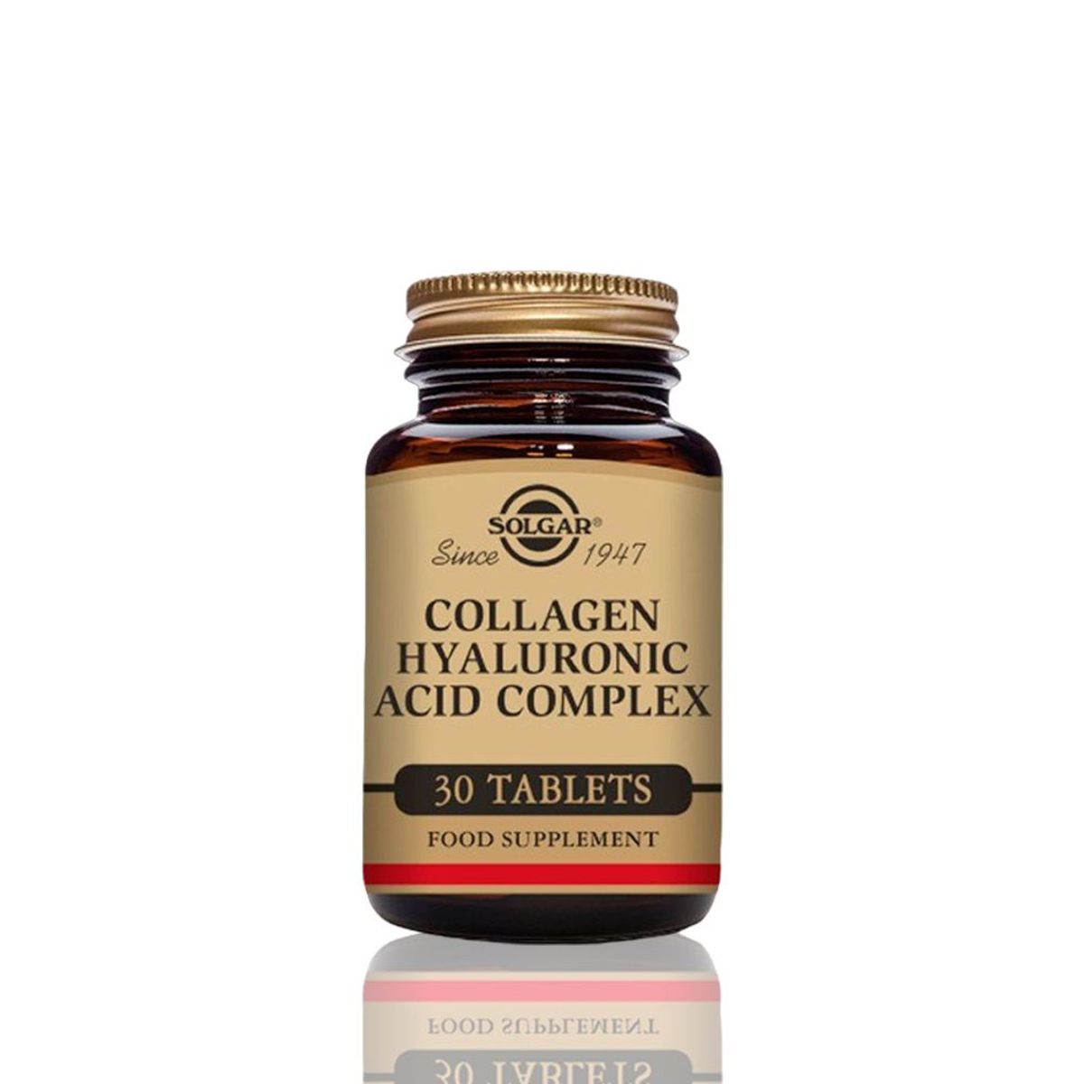 SOLGAR - Colágeno Con Ácido Hialurónico 120Mg Solgar 30 Tabletas