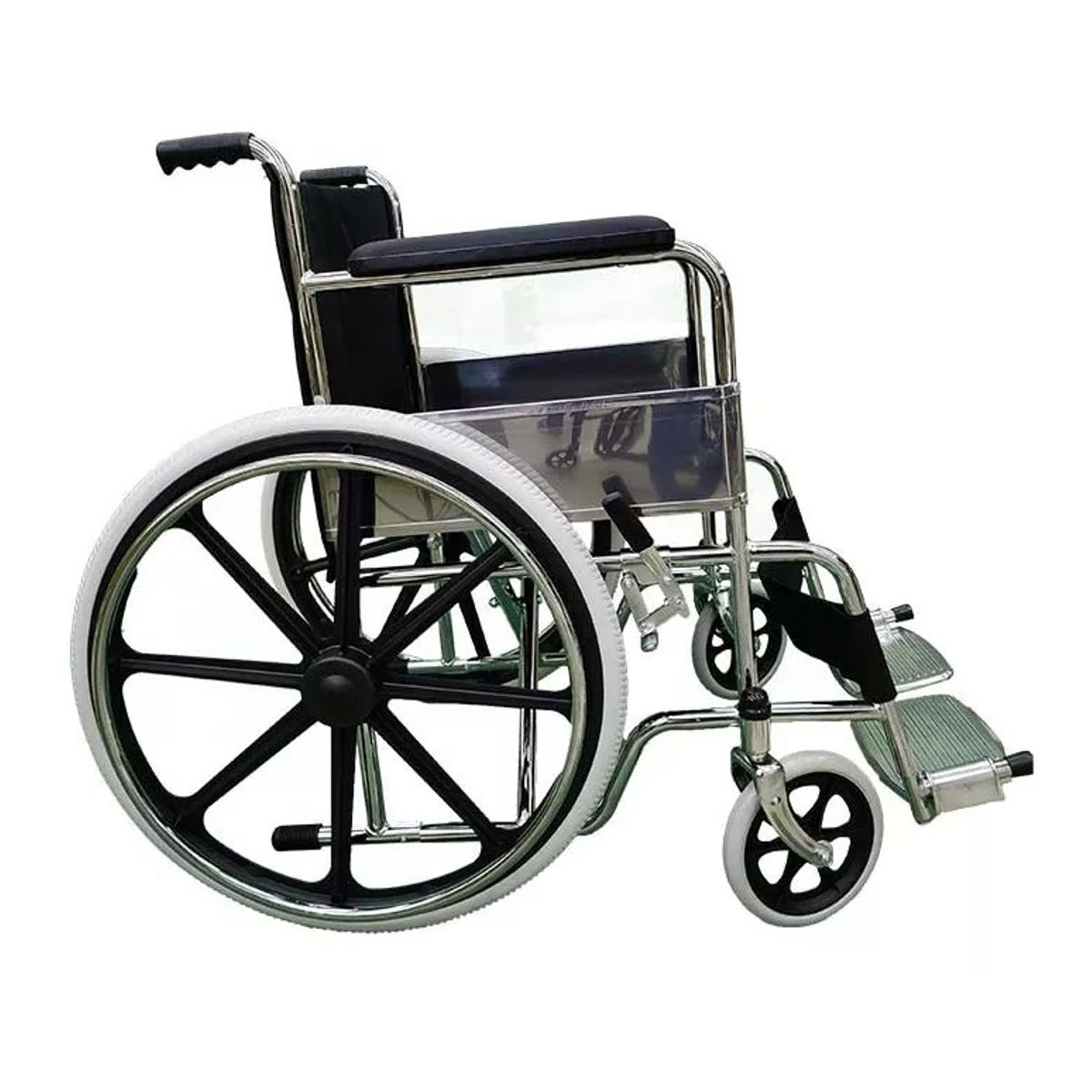 GENERICO - Silla De Ruedas STANDAR de ALUMINIO  DELUXE