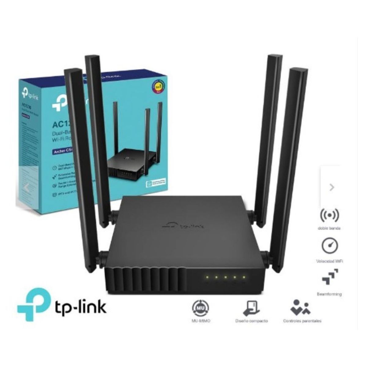 TP LINK - TP Link Router Wifi   Dual Band Mu-Mimo Acces Point 867MBPS Archer C50