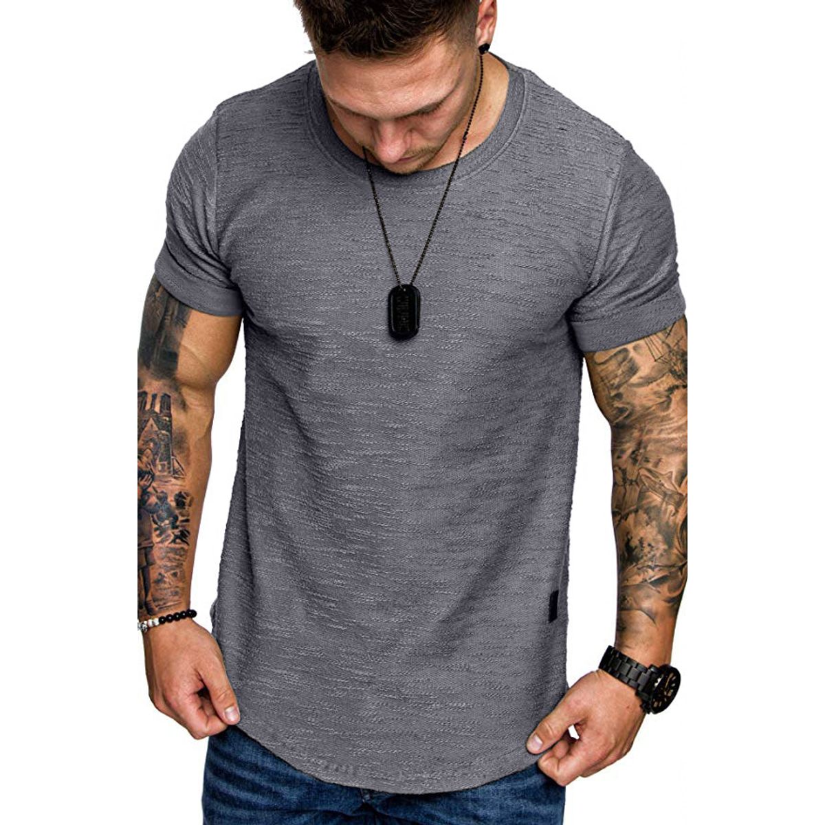 BLWOENS - Camiseta de manga corta para hombres