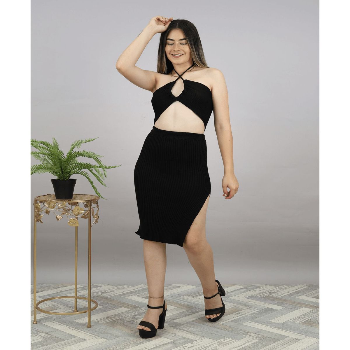 GENERICO - Conjunto Dharma 2 piezas (Top y Falda)