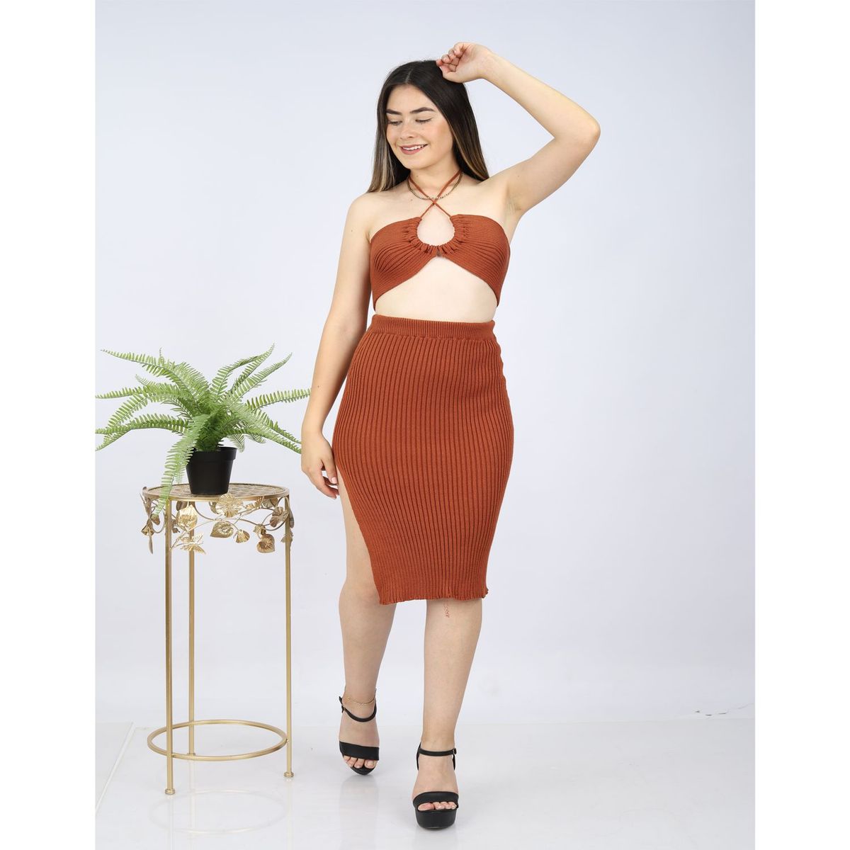 GENERICO - Conjunto Dharma 2 piezas (Top y Falda)