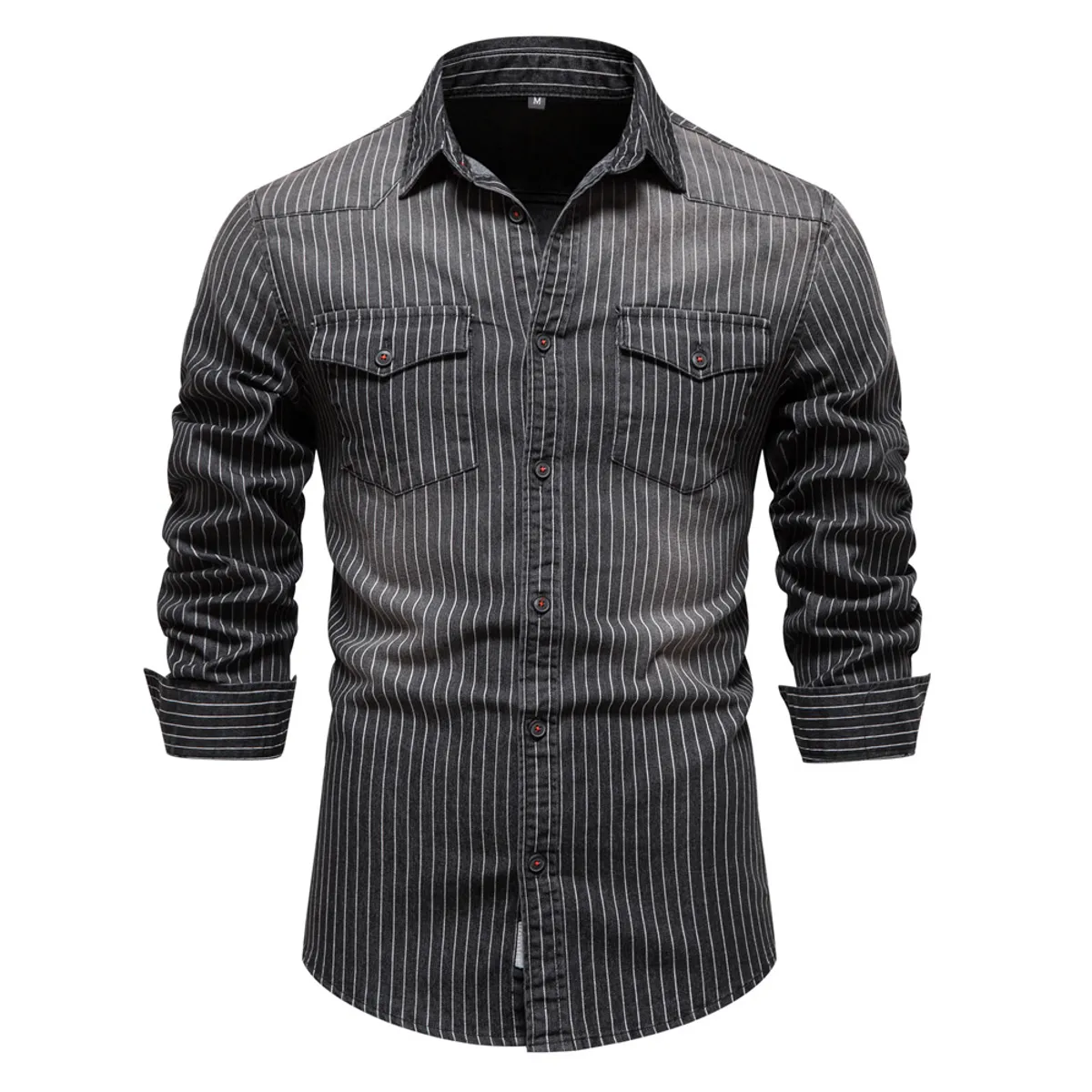 BLWOENS - Camisa de mezclilla para hombre
