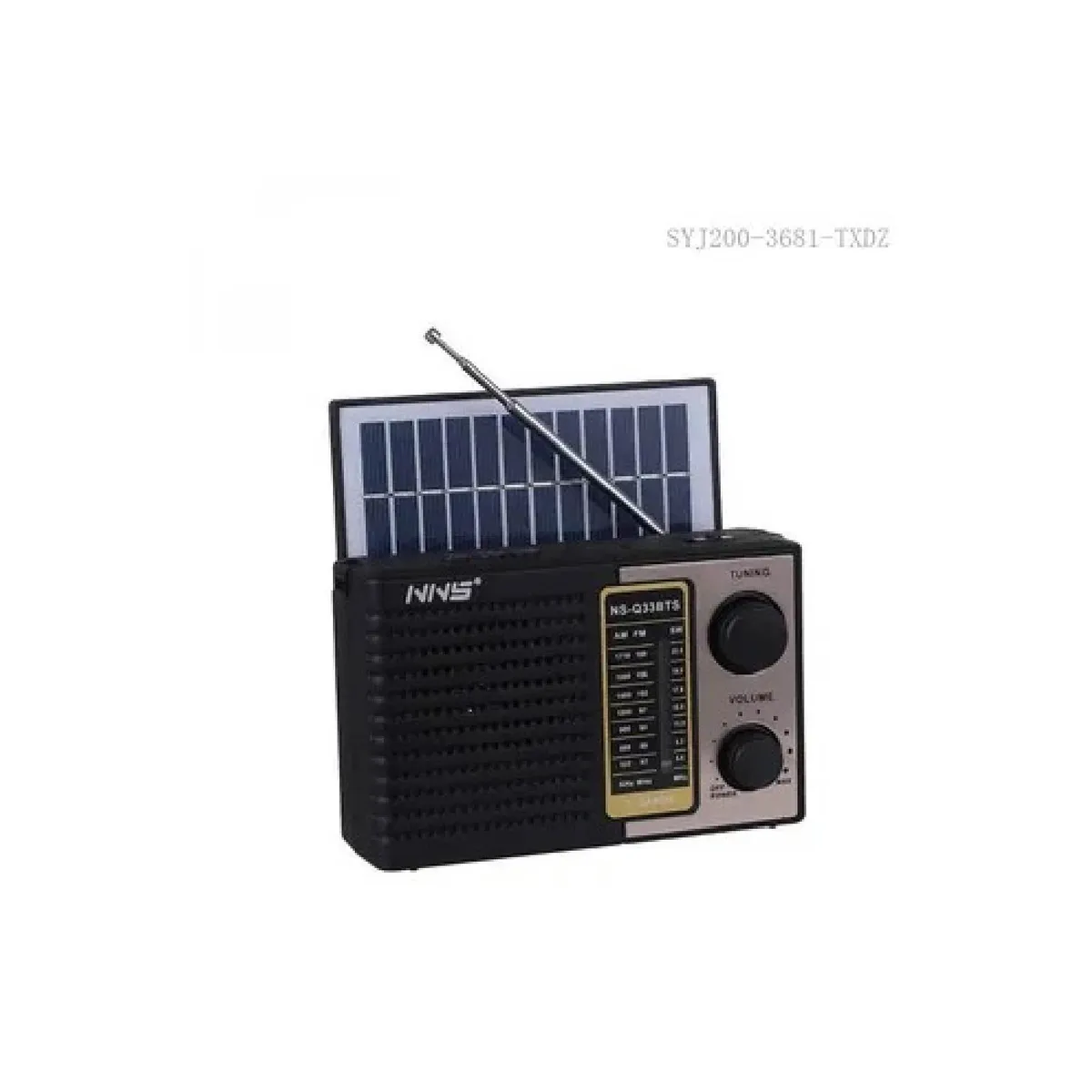 GENERICO - Radio Portatil AM FM Retro Vintage Parlante Bluetooth Mp3 Recargable